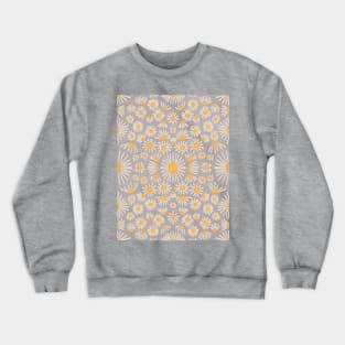 daisy floral pattern Crewneck Sweatshirt